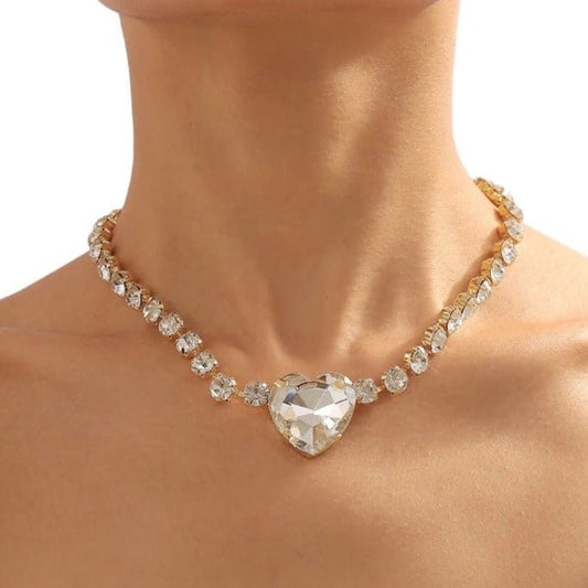 Can You Feel It Silver Bling Necklace-