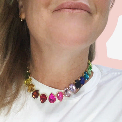 Killer Queen Rainbow Necklace-