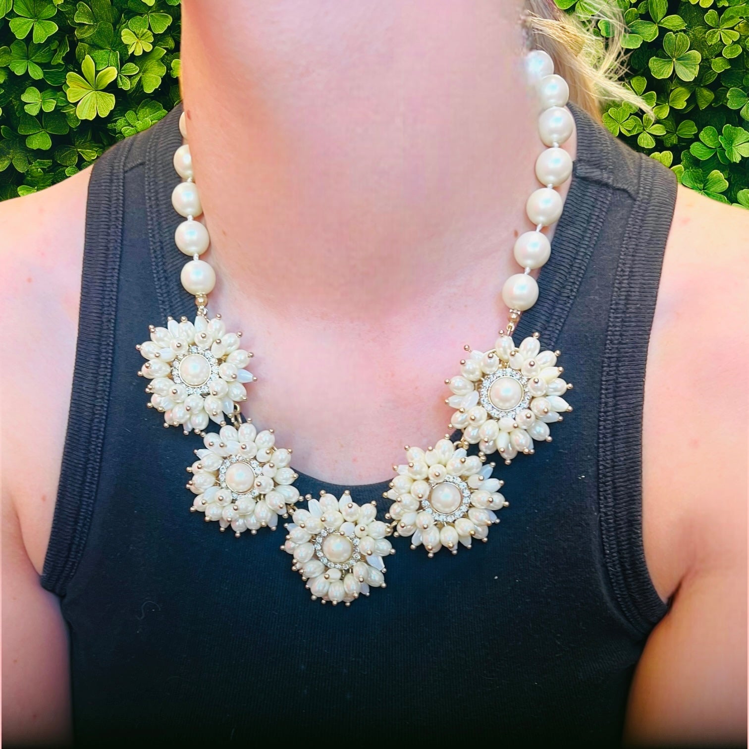 Monroe Vintage Pearl Necklace-