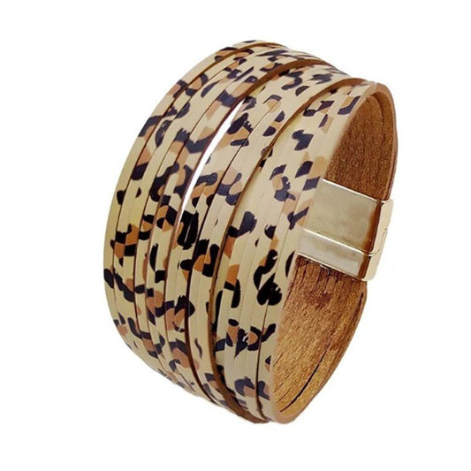 Rebel Rebel Animal Leather Cuff PRE-ORDER-Bracelet