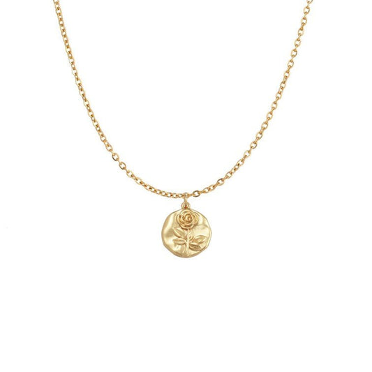 Rosa Gold Plated Necklace-