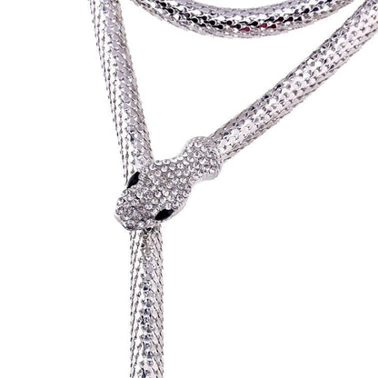 Snake Charmer Multi Silver Necklace PRE-ORDER-Bracelet