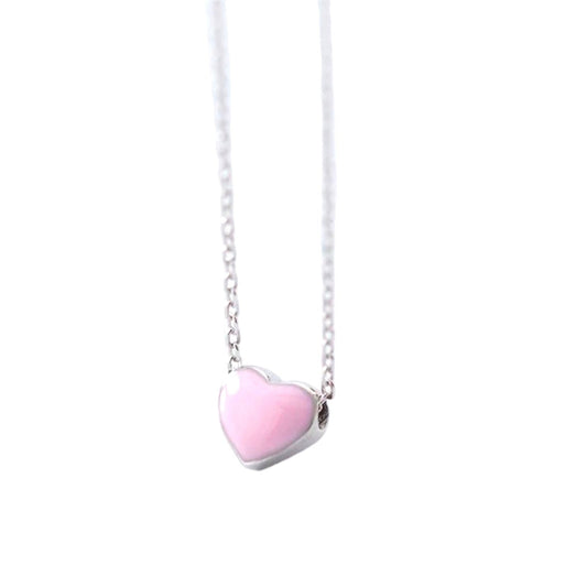 Sweet Heart Sterling Silver Necklace-