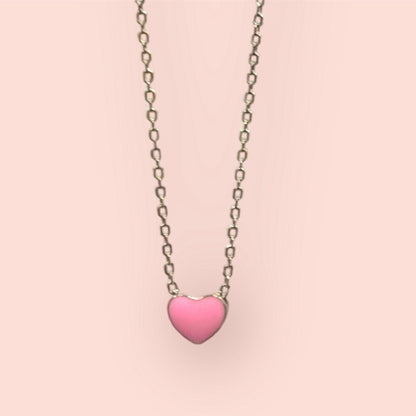 Sweet Heart Sterling Silver Necklace-