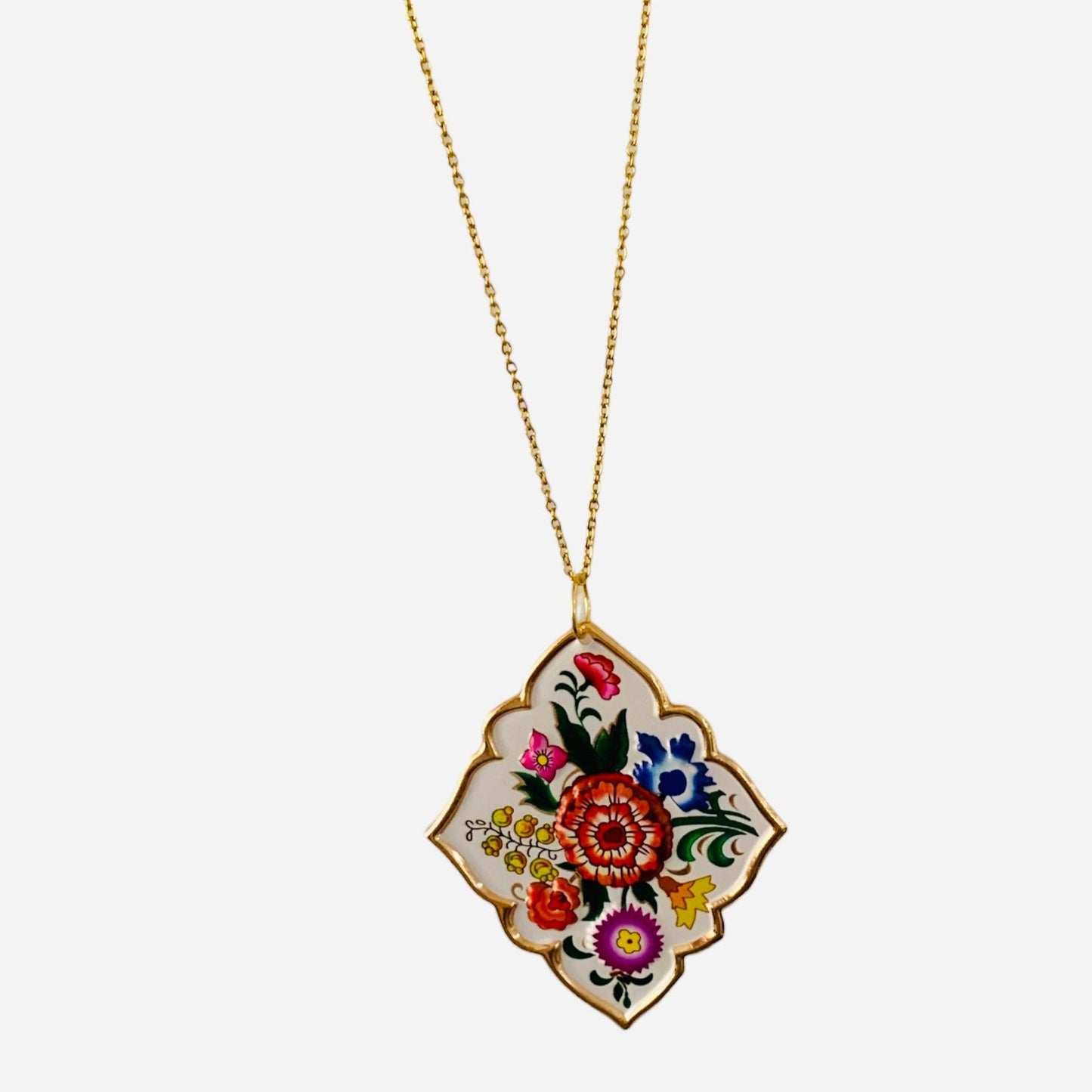 Tapestry Gold and Multi Necklace-