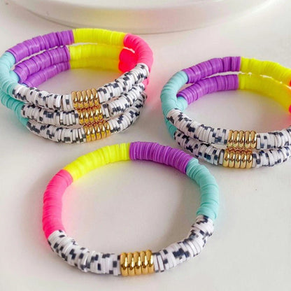 True Colours Neon Multi Bracelet-